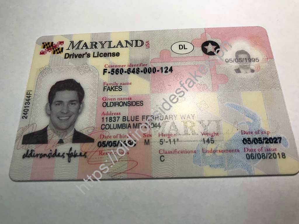 Maryland Driver License (New MD) | Best & Fast Fake ID Service | OIS ...