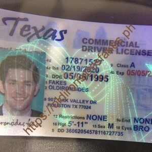 Texas Driver License(Old TX O21 CDL)