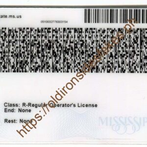 Mississippi Driver License (MS U21)