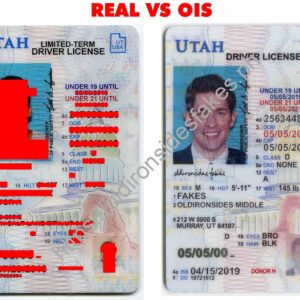 Utah Driver License(UT U21)