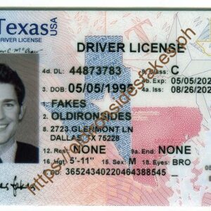 Texas Driver License(New TX O21 2020)