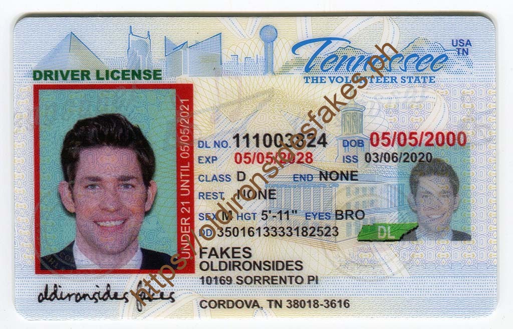 Tennessee Driver License(TN U21) | Best & Fast Fake ID Service | OIS ...