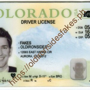 Colorado Driver License(New CO 2020)