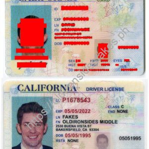 California Driver License(Old CA O21)